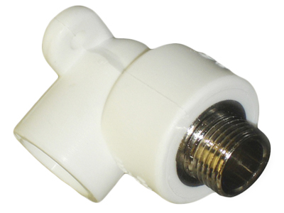 Угольник полипропиленовый PPR с креплением 20х1/2" НР Pilsa 80639