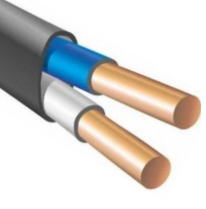 Кабель силовой ВВГнг (A) - П 2х 2.5 (N)-0,66 Дмитров-кабель (8м)
