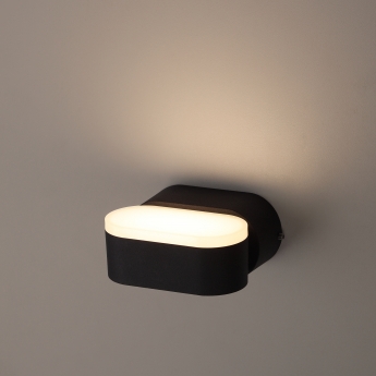 Изображение товара Светильник светодиодный WL9 BK 6Вт декоративный IP54 черный поворотный 110*54*97мм Б0034606 ЭРА