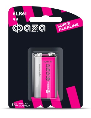 Изображение товара Батарейка (элемент питания) 6LF22/6LR61 Super Alkaline BL-1 "Крона" ФАZА
