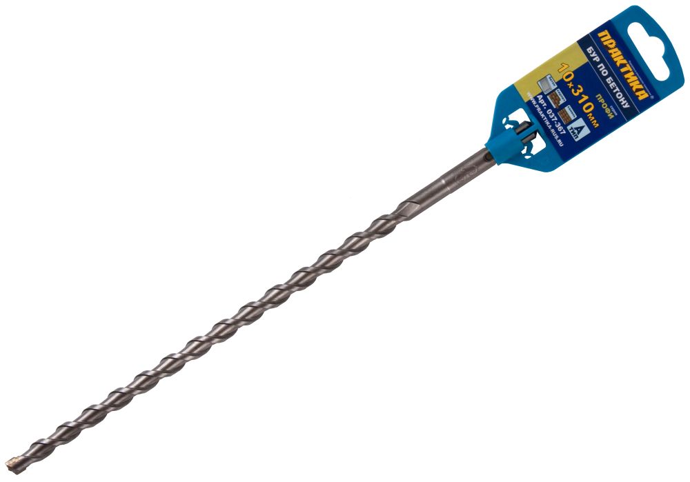 Бур по бетону SDS plus 10х310 Профи ПРАКТИКА 037-367