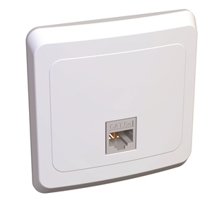 Изображение товара Розетка RJ45 компьютерная ЭТЮД скрытой установки KOMC-001B Systeme Electric