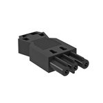 Разъем 3-полюсный Modul45connect, вилка 16 А, 250 B (черный) 6108056 OBO Bettermann