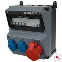 Комбинация розеток кабельных силовых AMAXX 920037 Mennekes