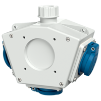 Комбинация розеток серии DELTA BOX 92798 IP44 Mennekes