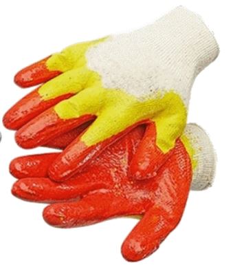 Изображение товара Перчатки х/б с латексным покрытием 2-ой облив 13 класс 5 пар