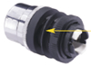 Кнопка управления зеленая с подсветкой ABLFP-22 1з+1р BBT20-ABLFP-K06 IEK