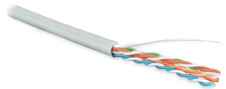 Кабель витая пара неэкранированная U/UTP кат.5e 4x2x0,51 (24 AWG) LSZH нг(А)-HF Серая одножильная внутренняя UUTP4-C5E-S24-IN-LSZH-GY-305 Hyperline Кабель витая пара неэкранированная U/UTP кат.5e 4x2x0,51 (24 AWG) LSZH нг(А)-HF Серая одножильная внутренняя UUTP4-C5E-S24-IN-LSZH-GY-305 Hyperline