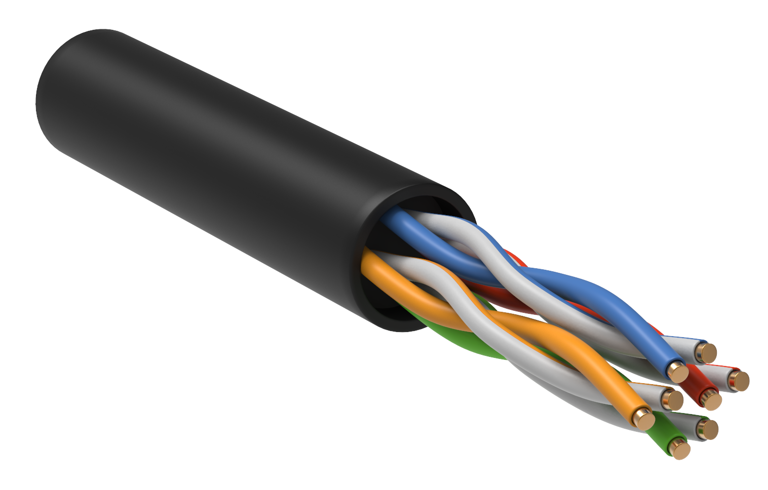 Витая пара неэкранированная U/UTP кат.5e 4x2x0,51 (24 AWG) LDPE Черная одножильная внешняя LC3-C5E04-139 ITK Витая пара неэкранированная U/UTP кат.5e 4x2x0,51 (24 AWG) LDPE Черная одножильная внешняя LC3-C5E04-139 ITK