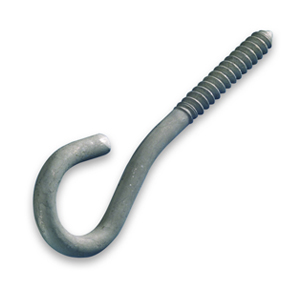 Изображение товара Крюк ø16 L=170 вкручивающийся в дерево ENSTO для надежных креплений