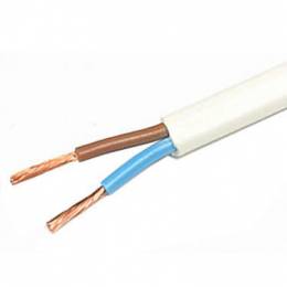 Провод ШВВП 2х0,75 белый Дмитров-Кабель (3м)