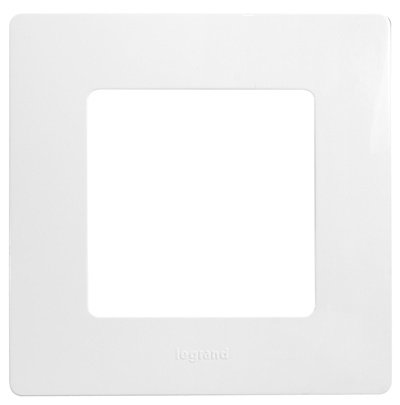 Изображение товара Рамка для розеток и выключателей 1 пост Etika белый 672501 Legrand