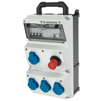 Комбинация розеток кабельных силовых AMAXX 930037 Mennekes