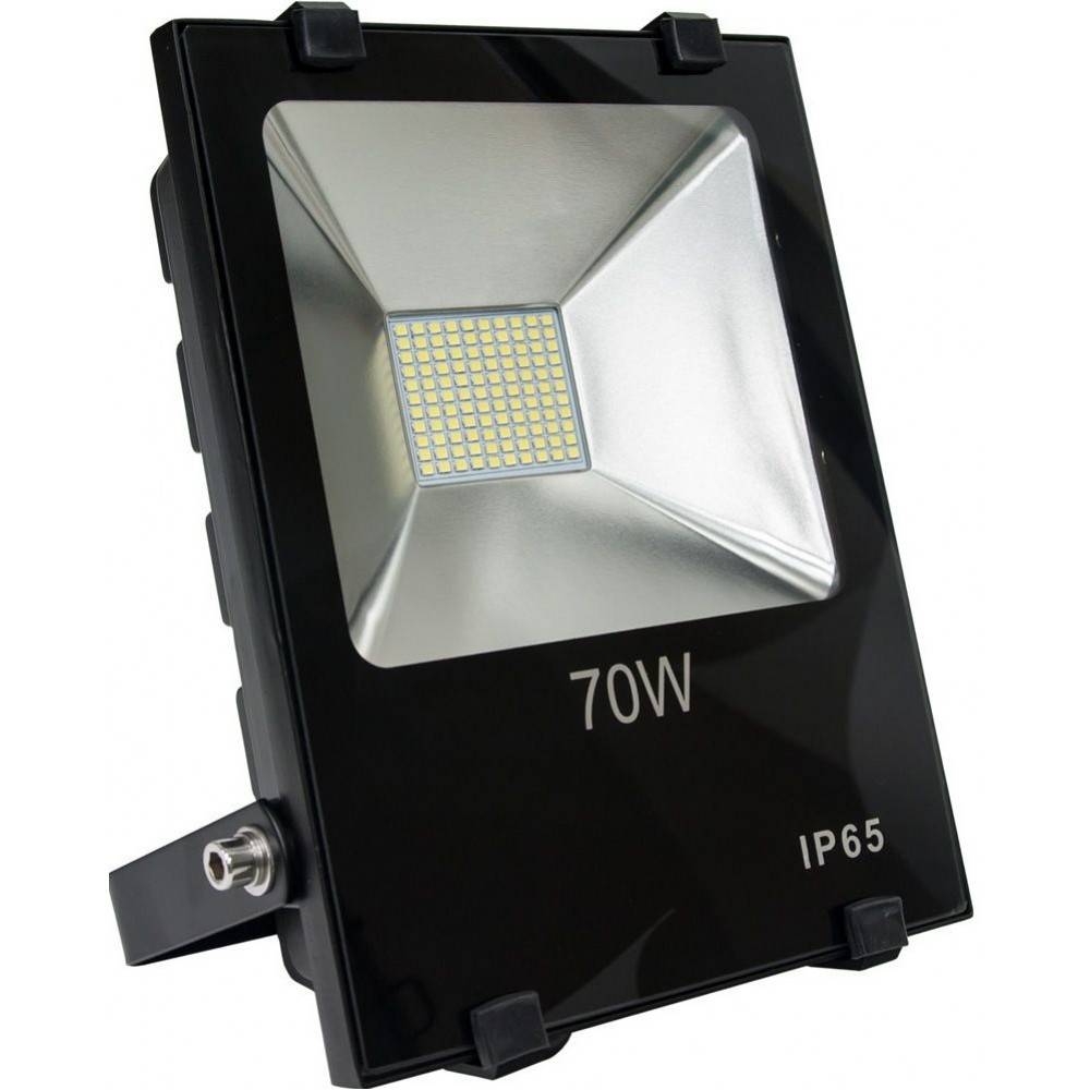 Прожектор светодиодный 70Вт LL-843 2835 SMD 7000Лм 6400K 235*200*67мм IP65, черный, 12976 Feron Прожектор светодиодный 70Вт LL-843 2835 SMD 7000Лм 6400K 235*200*67мм IP65, черный, 12976 Feron