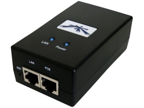 Блок питания инжектор 24VDC 1.0A, 24W, 2xGE RJ45 POE-24-24W-G Ubiquiti