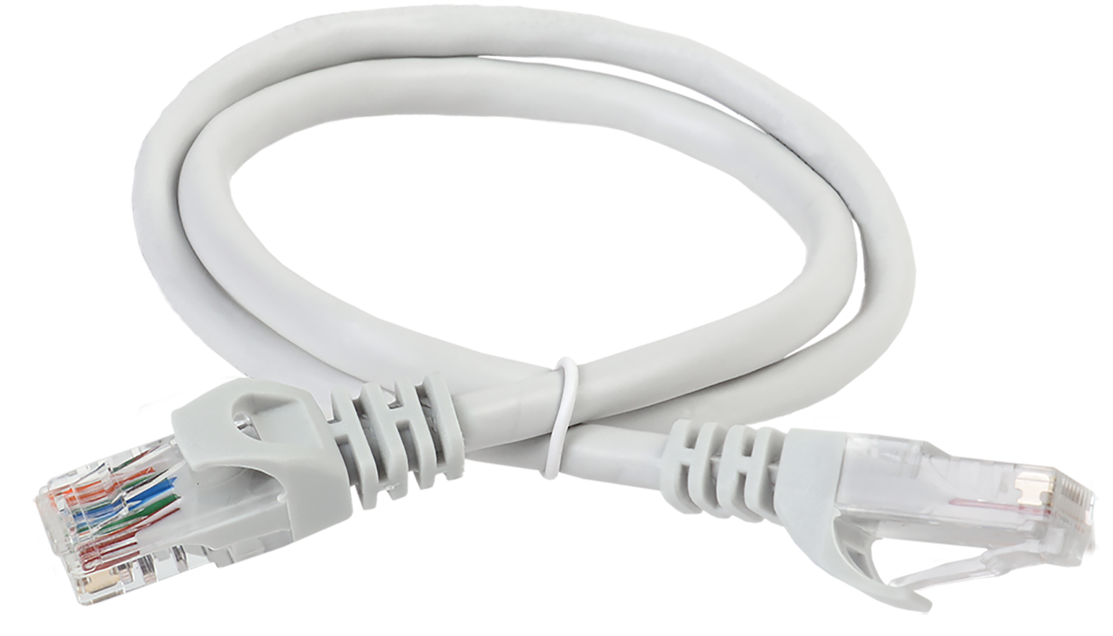 ITK Коммутационный шнур (патч-корд), кат.6 UTP, LSZH, 3м, серый (PC01-C6UL-3M)