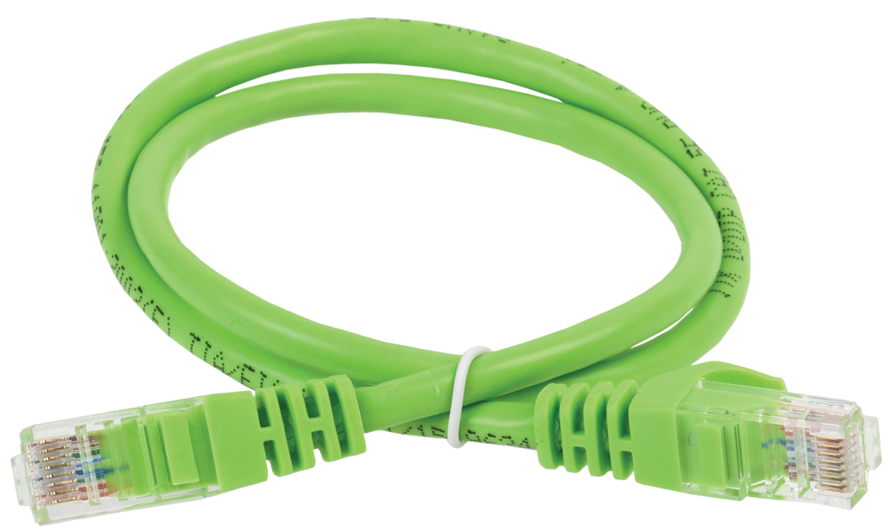 ITK Коммутационный шнур (патч-корд), кат.5Е UTP, 2м, зеленый (PC02-C5EU-2M)