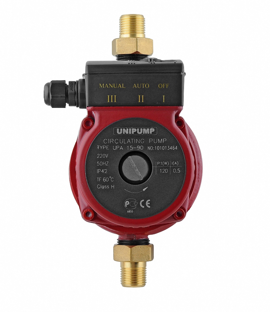 Насос циркуляционный (для пов. давления) UPА 15-90 160 44898 UNIPUMP Насос циркуляционный (для пов. давления) UPА 15-90 160 44898 UNIPUMP