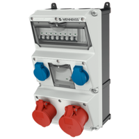 Комбинация розеток кабельных силовых AMAXX 930013R Mennekes