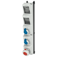 Комбинация розеток кабельных силовых AMAXX IP67 960030 Mennekes