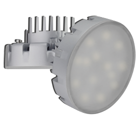 Изображение товара Лампа светодиодная 12 Вт GX53 таблетка LED 4200K с большим радиатором холодный 41х75 T5LV12ELC ECOLA