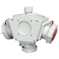Комбинация розеток серии DELTA BOX 92893 IP68 Mennekes