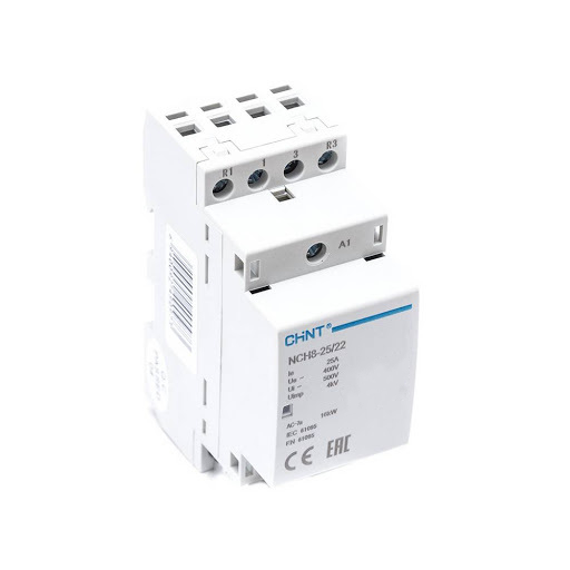 Контактор модульный NCH8-25/22 25A 2НЗ+2НО AC230В 50Гц (R) 256091 CHINT