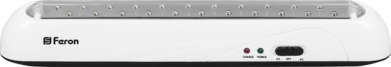Светильник светодиодный аккумуляторный EL-14 22LED AC/DC белый   12634 Feron