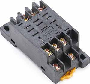 Изображение товара Розетка для реле РР-102 DEKraft 3 контакта на DIN-рейку 10А