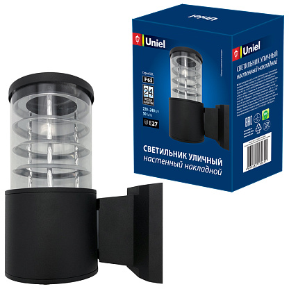 Изображение товара Архитектурный светильник НБУ 60Вт Е27 черный металл IP65 UL-00006809