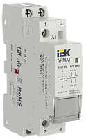Контактор модульный ARMAT KMR 20А 230В AC 1НО 1НЗ AR-KMR10-020-11-230 IEK