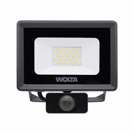 Прожектор светодиодный WFL-20W/06S 1800Лм с датчиком движения Wolta