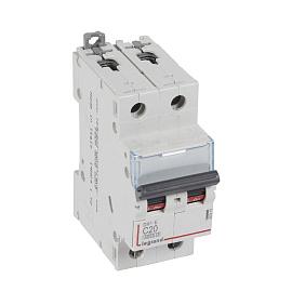 Выключатель автоматический DX3-E 20А 2П двухполюсный C 6кА 407278 Legrand