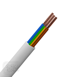 Провод ПВС 3х1,5 (2х1,5+1х1,5) Партнер-Электро (10м)