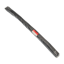 Термоусаживаемая трубка ТУТ   6/3 черная в отрезках по 1м (tut-6-b-1m) EKF PROxima