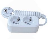 Удлинитель 3м, 2гн, с з/к, ПВС 3*1 32.75.221.0403, Tplast
