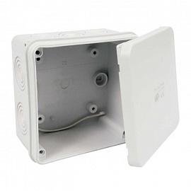 Коробка распределительная открытой установки  HF IP65 005.CS.K (KB) 103х103х57мм RAL7035 CARBON 005.CS.K_KB KOPOS
