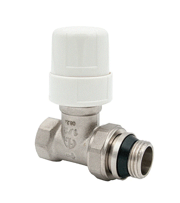 Изображение товара Клапан термостатический прямой 1/2" AQUALINK 02621 с уплотнением