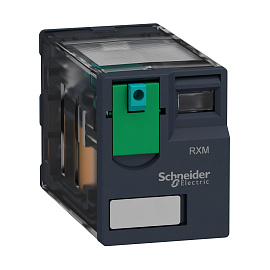 Реле миниатюрное 6А 4 перекидных конт. =12В RXM4AB1JD TE Schneider Electric