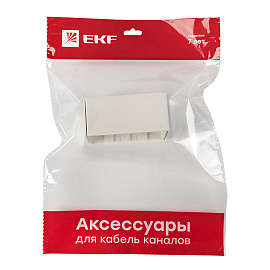 Соединитель (100х60) (2 шт) Plast EKF PROxima Белый (conw-100-60x2) EKF