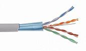 Кабель кат. 5е, 4 пары F/UTP, жила 0,52, LSZH нг(А)-HF, серый, катушка 305 DR-140102 DATAREX