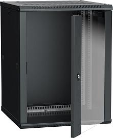 ITK Шкаф LINEA W 12U 600x600 мм дверь стекло, RAL9005 LWR5-12U66-GF IEK