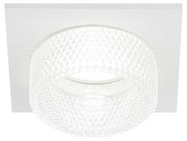 Светильник встраиваемый декоративный DK110 WH/CL MR16 GU5.3 белый прозрачный Б0058411 ЭРА