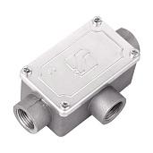 DKC 6330-25 Коробка ответвительная алюминиевая, 3 ввода, М25х1,5,IP55,118х67х42мм