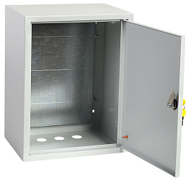 Щит металлический ЩМП-1-1 IP31 с монтажной панелью 395х310х150мм (ВхШхГ) GENERICA УХЛ3 RAL7035 YKM41-01-31-G IEK