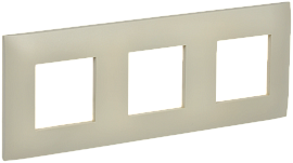 Рамка 3-местная SK-F01B бежевый SKANDY SK-M32-K10 IEK