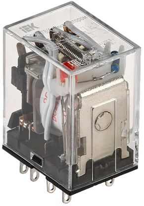 Изображение товара Реле промежуточное РЭК78/4(MY4) с индикацией 3А 24В DC МО + сербросодержащие контакты