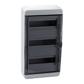 Бокс пластиковый КМПн-36 IP65 навесной OptiBox P-BNK-3-36-IP65 Дверь прозр. 117975 КЭАЗ ++