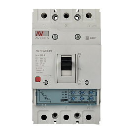 Выключатель автоматический 160А 3П трехполюсный AV POWER-1/3  50kA ETU2.0 AVERES mccb-13-160-2.0-Аv EKF