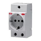 Розетка щитовая индик. M1173-L серый 2CSM112000R0701 ABB